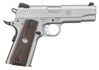 Ruger SR1911 Commander 6702 .45 ACP Pistol